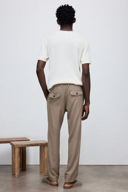 Pantalon de sarga Regular Fit - H&m фото 5