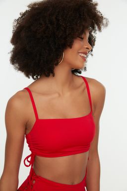 TRENDYOLMILLA Siyah Straplez Tunelli Bikini Ustu TBESS22BU0046 фото 12