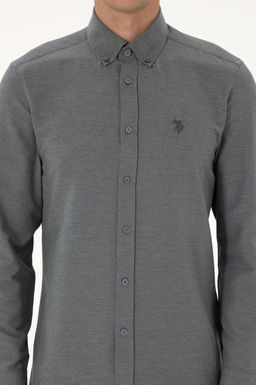 Erkek Antrasit Uzun Kollu Basic G_mlek Sepette S_rpriz _ndirim - U.s. polo assn фото 6