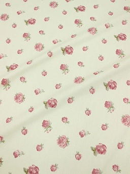 Сатин Величие роз - цветочки цв.шампань, (комп), ш.1.6м, хлопок-100%, 110гр/м.кв