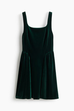 Vestido de tirantes en velour - H&m фото 2