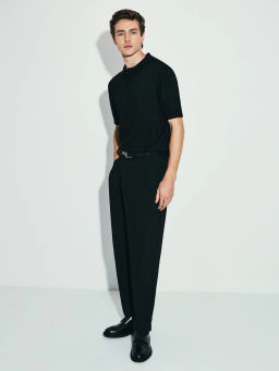 Джемпер поло с металлизированной нитью / Zarina