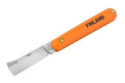 Нож прививочный с прямым лезвием из нержавеющей стали Finland