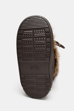 COMBINED FAUX FUR ANKLE BOOTS SKI COLLECTION - Zara фото 12