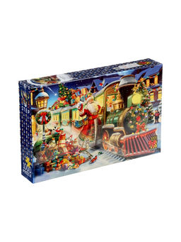 Пазл 1000 эл. "Поезд Деда Мороза"