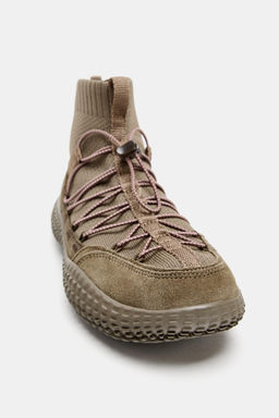 STRETCH HIGH-TOP SNEAKERS - Zara фото 4