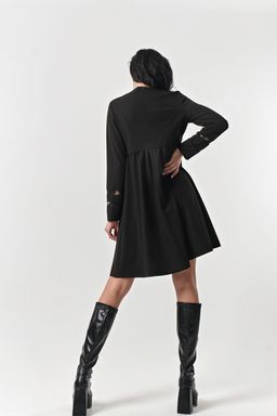 Платье повседневное свободное с длинным рукавом - Fly фото 3