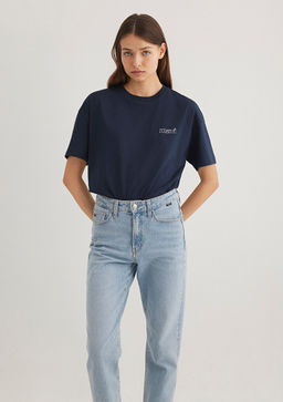 Mavi Logo Bask?l? Lacivert Tisort  фото 2