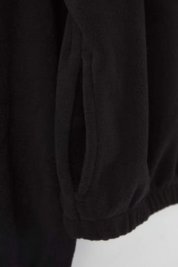 Ekru Polar Fermuarl? Oversize/Genis Kal?p Kal?n Orme Sweatshirt TWOAW26SW00057 - Trendyolmilla фото 6