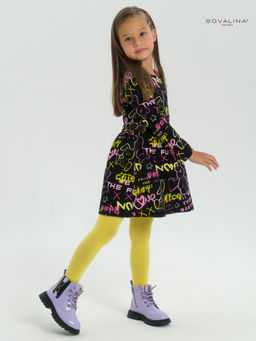 Платье Эля неоновые мишки - Sovalina фото 30