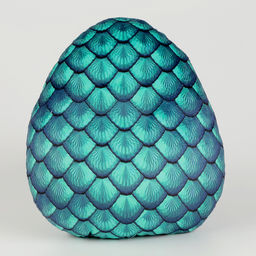 Мягкая игрушка-подушка Яйцо-змея, зелёная, 16 см - POMPOSHKI фото 4