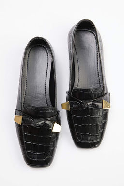 Siyah Kad?n Loafer Ayakkab? TAKAW26LA00012