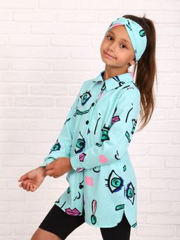 РБ006 Рубашка Пикассо (ментоловый) без повязки