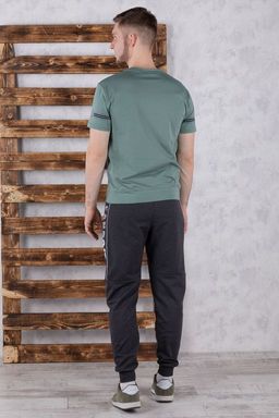 Брюки спортивные 
 3.MM123A-серый-тёмный