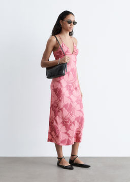Vestido midi lencero de sat?n - H&m фото 9