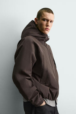 COMBINED WATER-REPELLENT TECHNICAL FLEECE JACKET - Zara фото 14