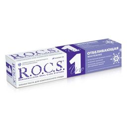 Зубная паста R.O.C.S. UNO Whitening (Отбеливание), 74 гр РОКС  фото 2