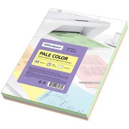 Бумага "OfficeSpace. Pale Color" А5, 80г/м, 100л./5цв. (PC_38236)