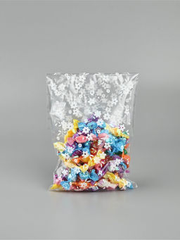 Цена за 50 шт. Пакет подарочный пропиленовый Цветочки, 14?29 см