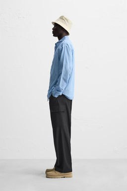 PLEATED CARGO TROUSERS - Zara фото 4
