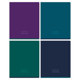 Цена за 2 шт. Тетрадь 48л. BG "Monocolor. Dark" клетка (Т5ск48 11871)