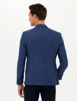 Lacivert Slim Fit Ceket