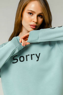 Арт. 15104 Свитшот женский 44-52 (5 шт) Цвет:мята