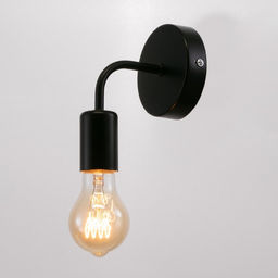 Бра 2609/1BK E27 40 Вт черный 10×12×17.5 см