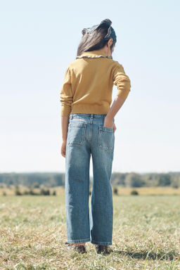 WIDE-LEG JEANS WITH POCKETS - LIMITED EDITION - Zara фото 3