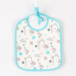 Цена за 3 шт. Нагрудник детский Крошка Я, 17х20 см цвет МИКС (фасовка 3 шт)  фото 3