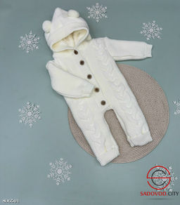 Вязаный детский комбинезон на меху - Bruno фото 3