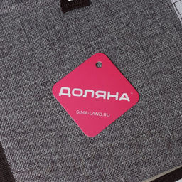 Короб стеллажный для хранения с двойной крышкой Доляна Тэри, 492924 см, серый фото 5