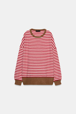 STRIPED 100% WOOL SWEATER - Zara фото 4