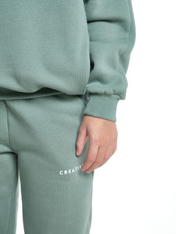 Спортивный костюм с начесом для девочки подростковый 22-1212 мятный - Mini maxi фото 9