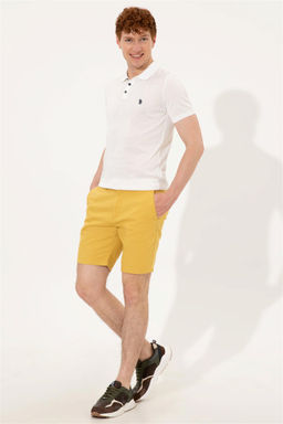 Мужские шафрановые бермуды капри - U.s. polo assn фото 10