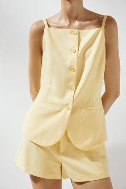 BUTTONED WAISTCOAT TOP - Zara фото 18