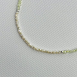 Бусы-Чокер из Пирита и Жемчуга 42 см +