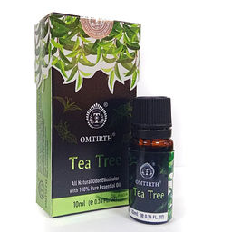 Ароматическое натуральное масло Tea Tree OMTIRTH 10мл Индия