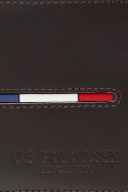 Мужской коричневый кошелек Неожиданная скидка в корзине - U.s. polo assn фото 7