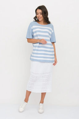 ЗЛАТА Юбка И 017/белый