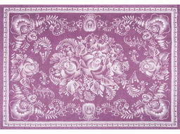 07с-39ЯК 50*70 Полотенце "Гжель" цв. св. фиолет