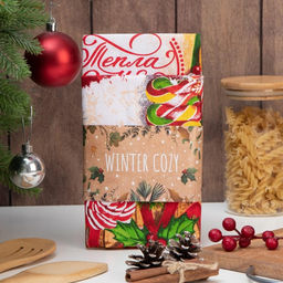 Набор кухонных полотенец Доляна Тепла и уюта 35х60см-2шт, 100% хлопок  фото 3