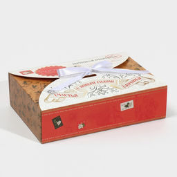 Коробка сборная Новогодняя почта, 22 х 15 х 6 см - Дарите счастье фото 2