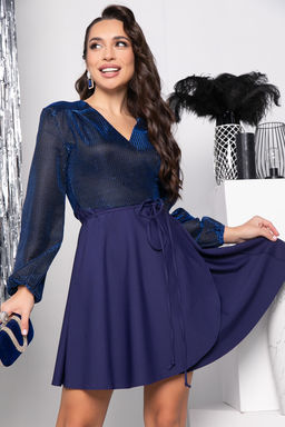 Платье Моя прелесть (синее мерцание) П7744 - Lt collection фото 6