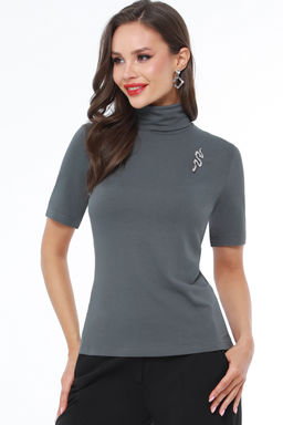 Водолазка Ты в тренде, грей - Dstrend фото 9