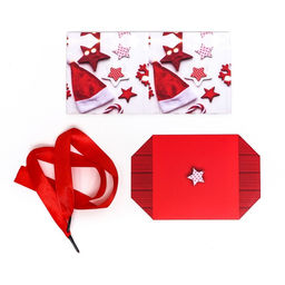 Цена за 12 шт. Коробка Самосборная Звезды Новый Год 10 х 10 х 10 см - UPAK LAND фото 5