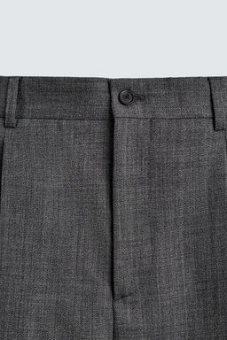 PANTAL?N REGULAR FIT 100% LANA / Gris - Zara фото 9