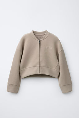 RAISED SLOGAN JACKET