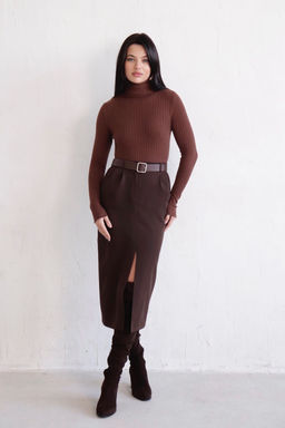 Юбка миди-макси с разрезом спереди - Martichelli фото 7