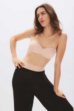 Sujetador bandeau de microfibra con acolchado - H&m фото 7